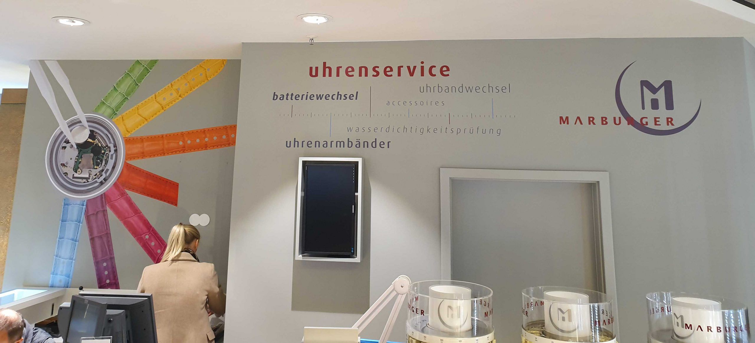 Wandbeklebung Beklebung einer Wand