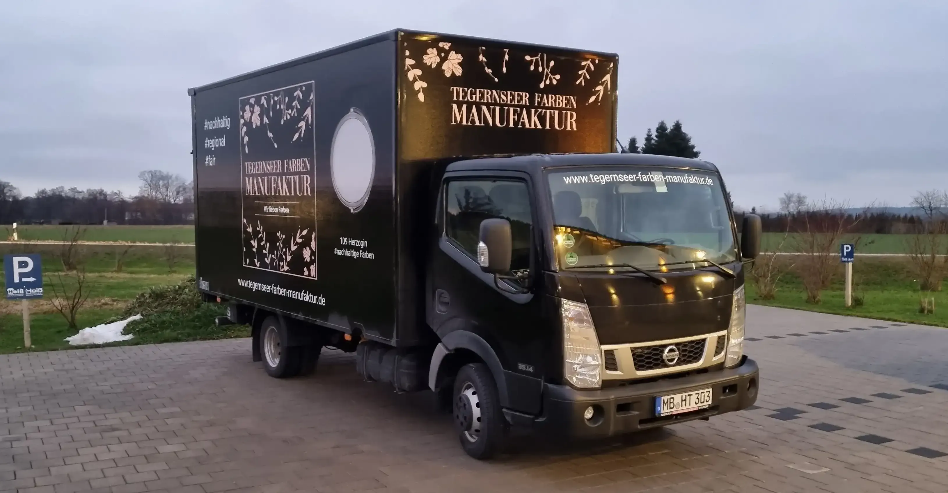 LKW-Beschriftung Tegernseer Faren Manufaktur